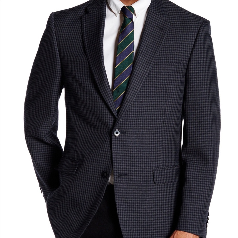 NWT Tommy Hilfiger Notch Lapel Jacket, 44L